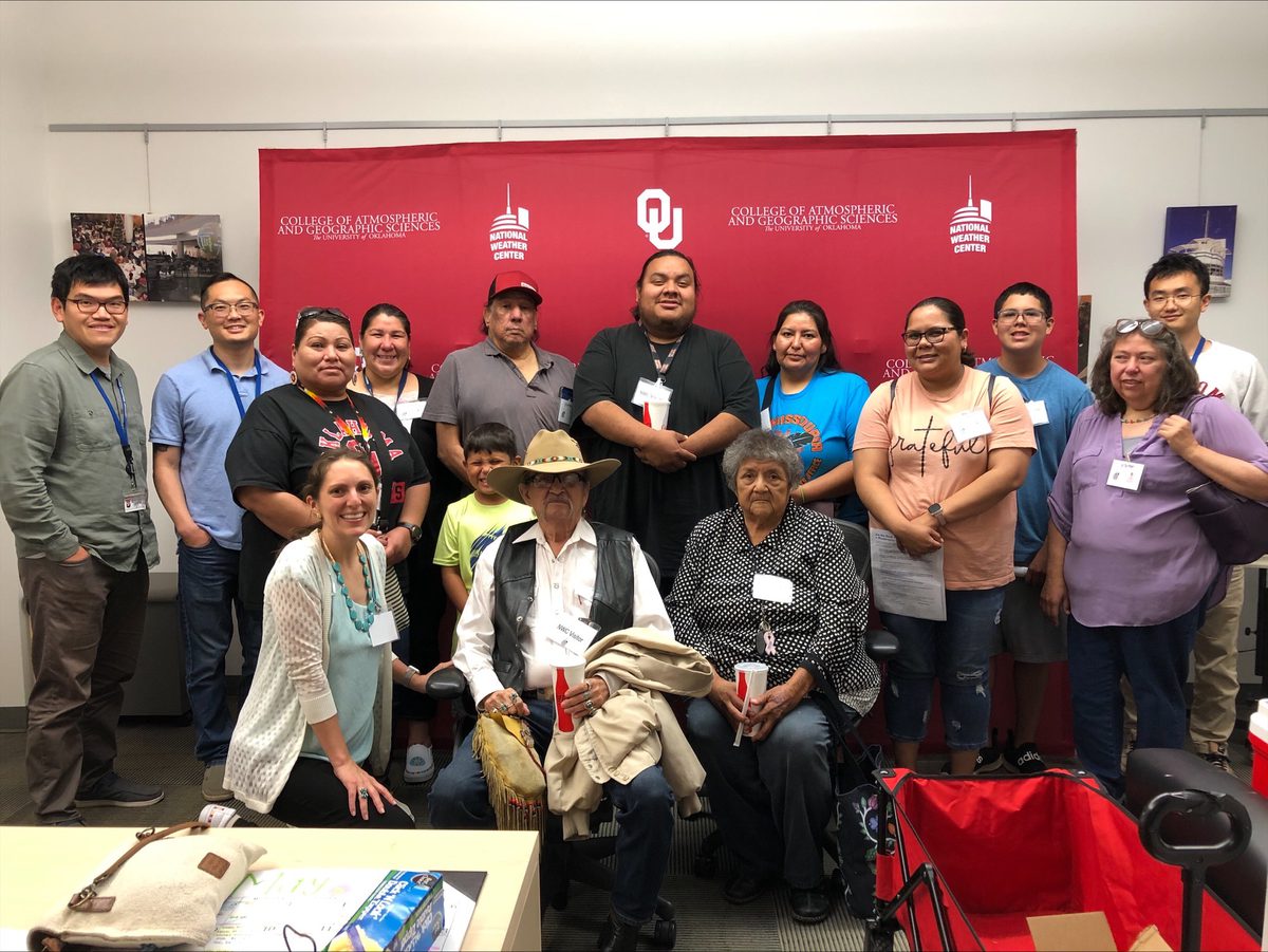 Community outreach event at the OU College of Atmospheric and Geographic Sciences